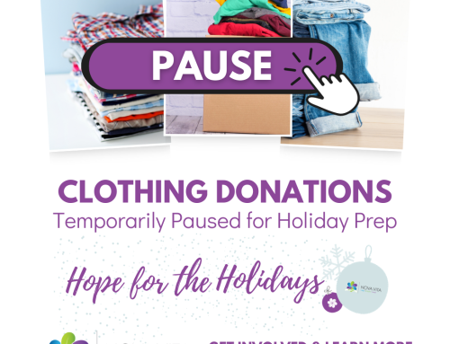 Clothing Donations Paused for Holiday Program