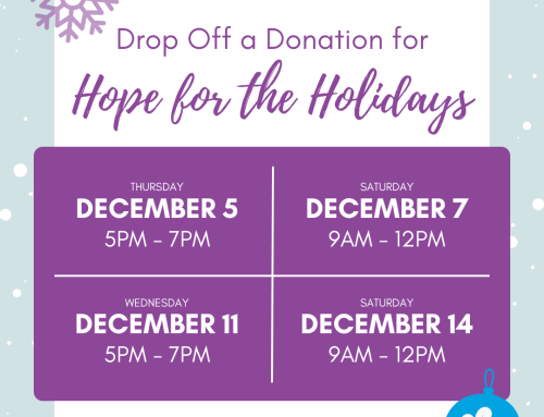 New Toy & Gift Drop Off Times for Hope for the Holidays