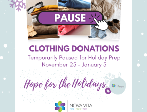 Clothing Donations Paused for Holiday Program