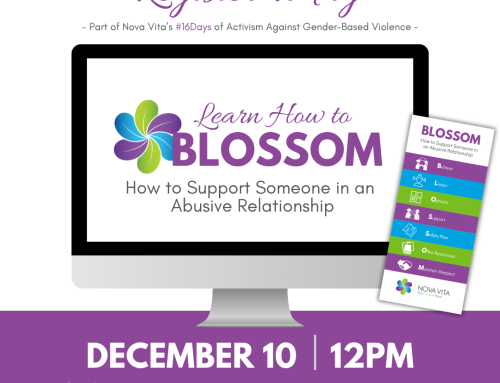 Learn to “BLOSSOM” for the 16 Days of Activism