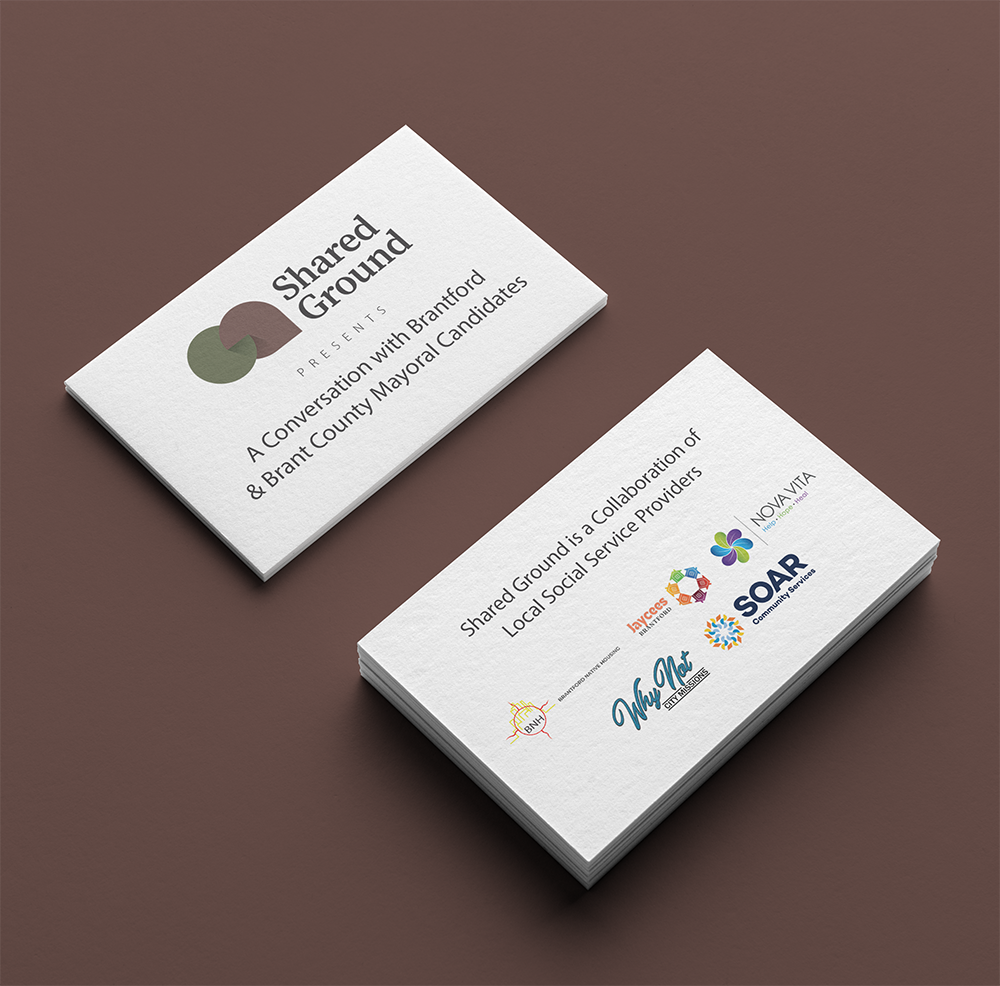 Shared Ground cards on table